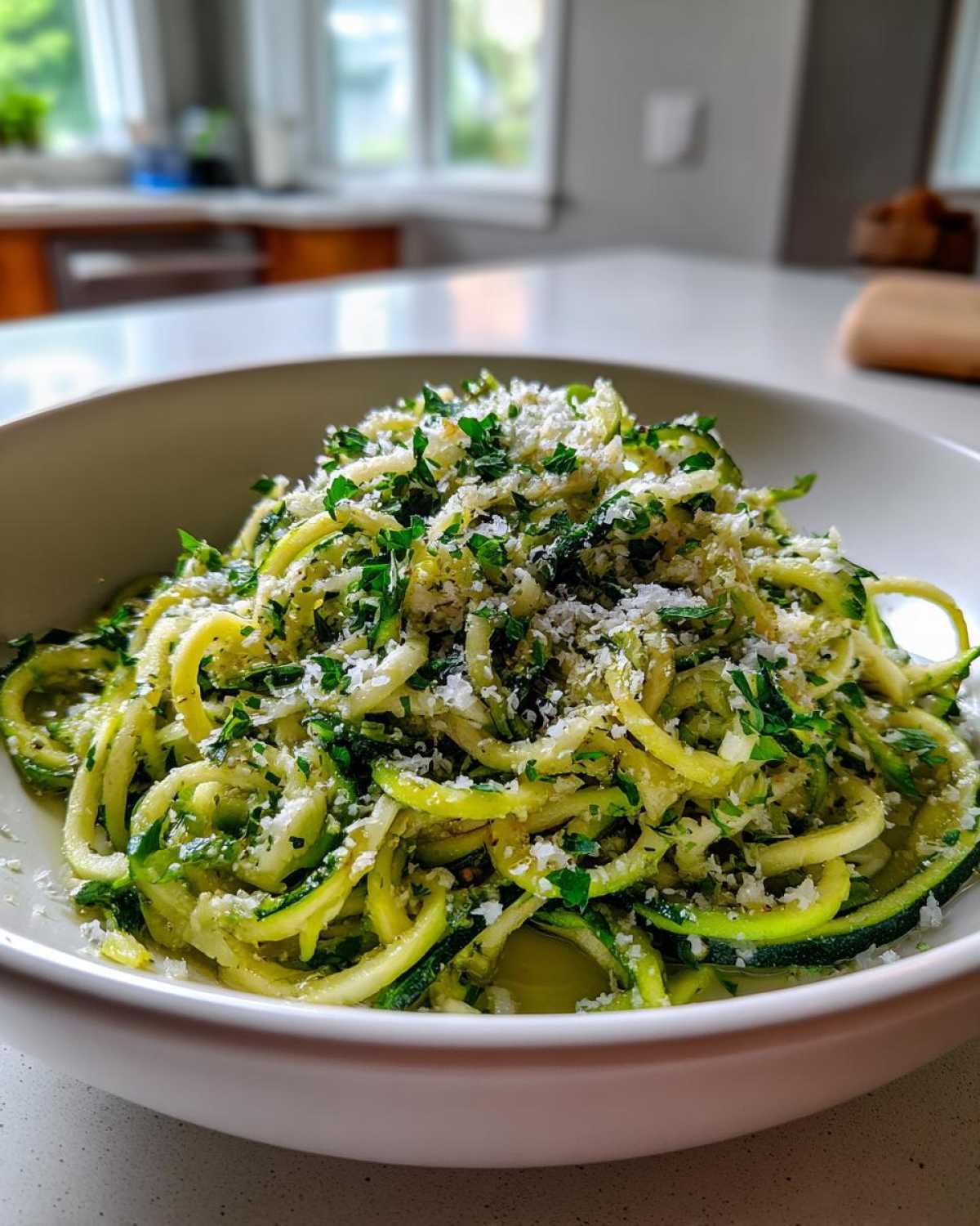 30-Minute Garlic Parmesan Zucchini Noodles - detail 1