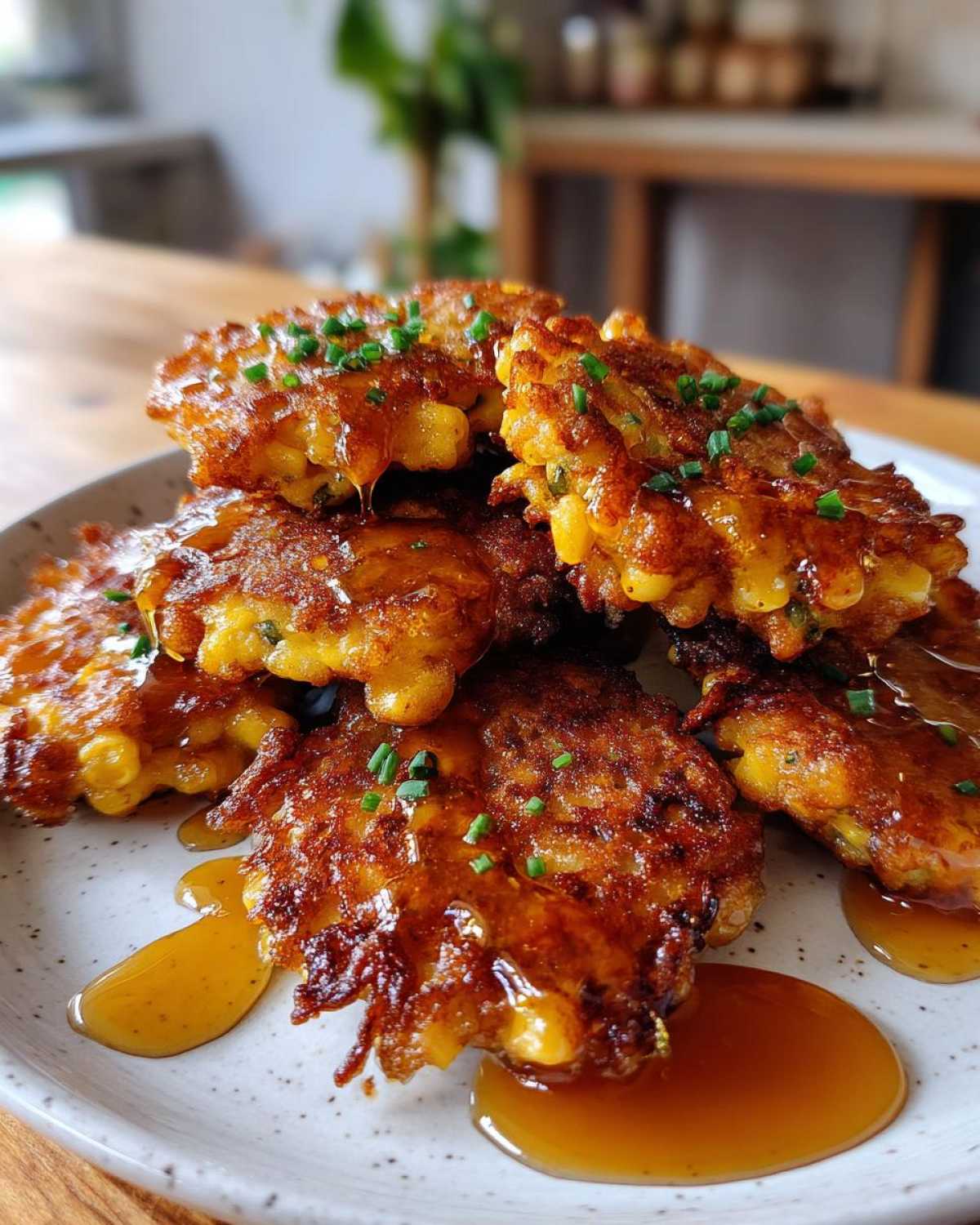 Corn Fritters With Hot Honey - detail 3