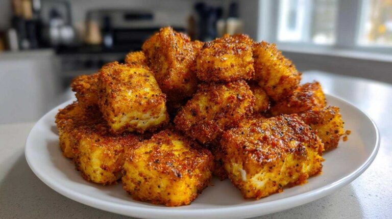 Crispy Cajun Tofu Bites - Air Fryer Recipe