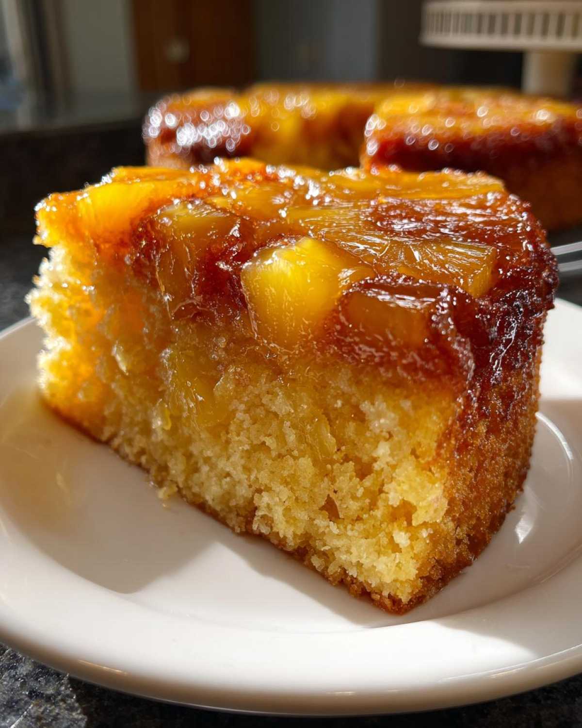 Crushed Pineapple Upside-Down Cake - detail 1