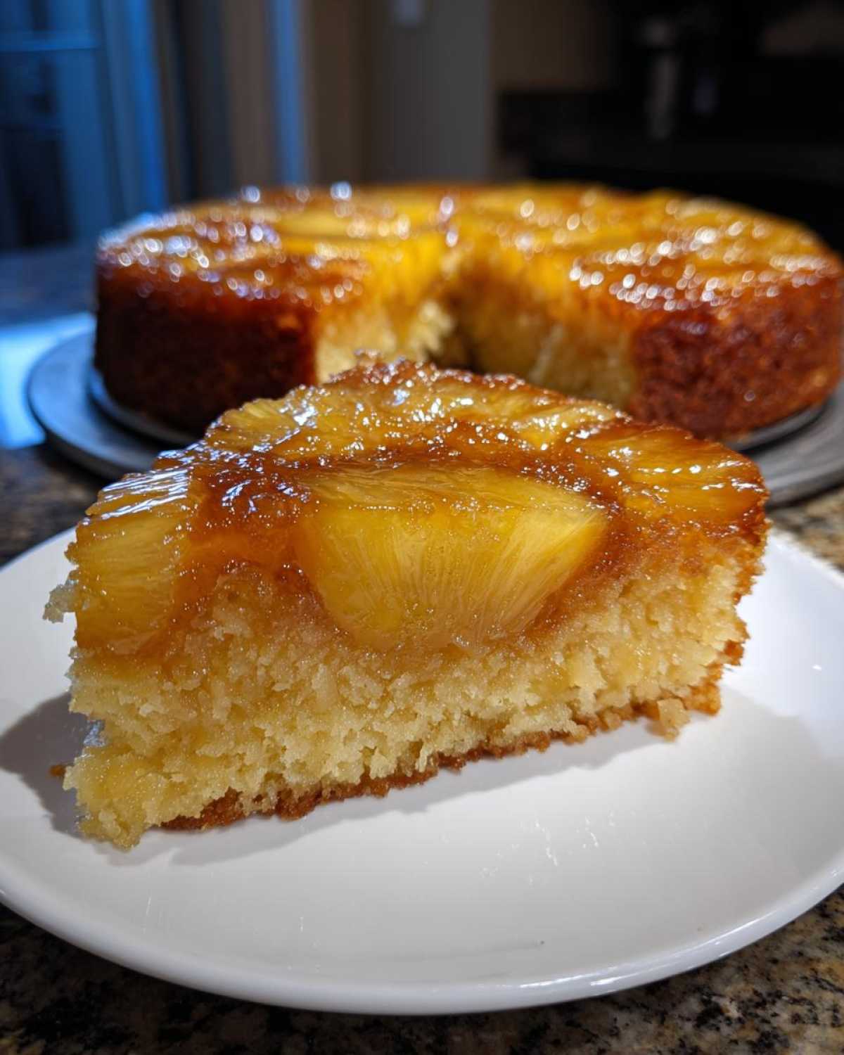 Crushed Pineapple Upside-Down Cake - detail 3