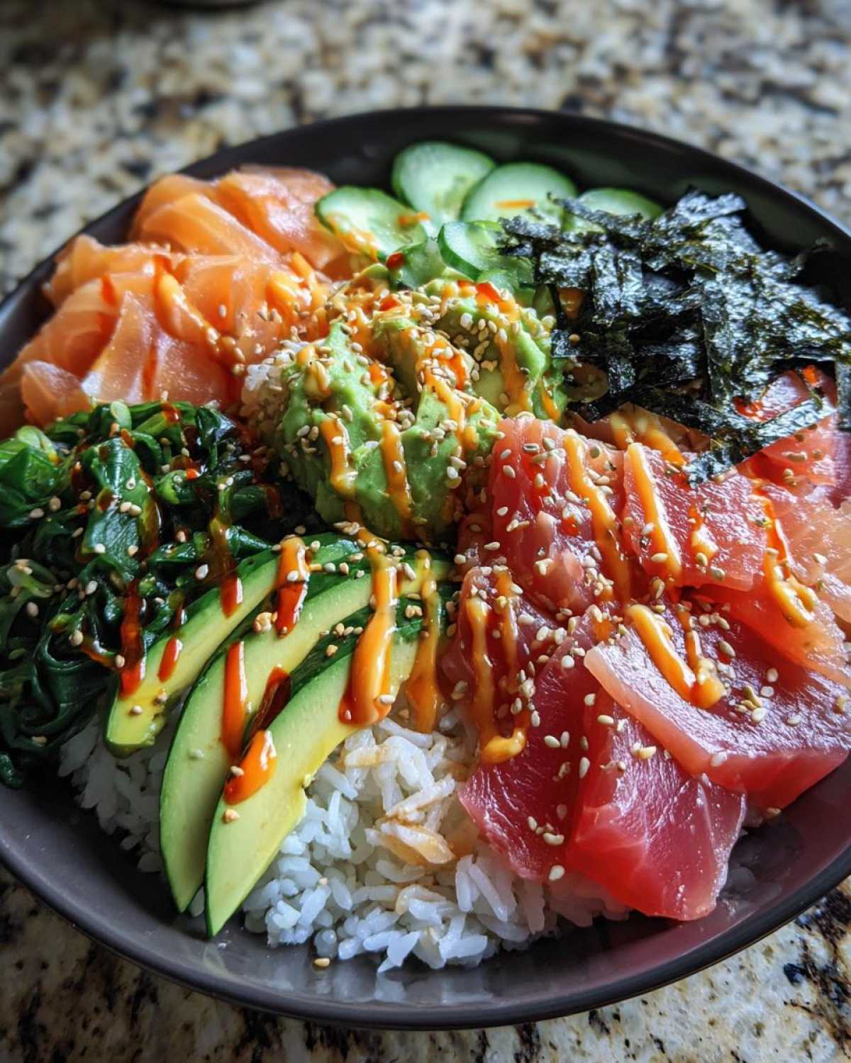 Deconstructed Sushi Bowls - detail 2