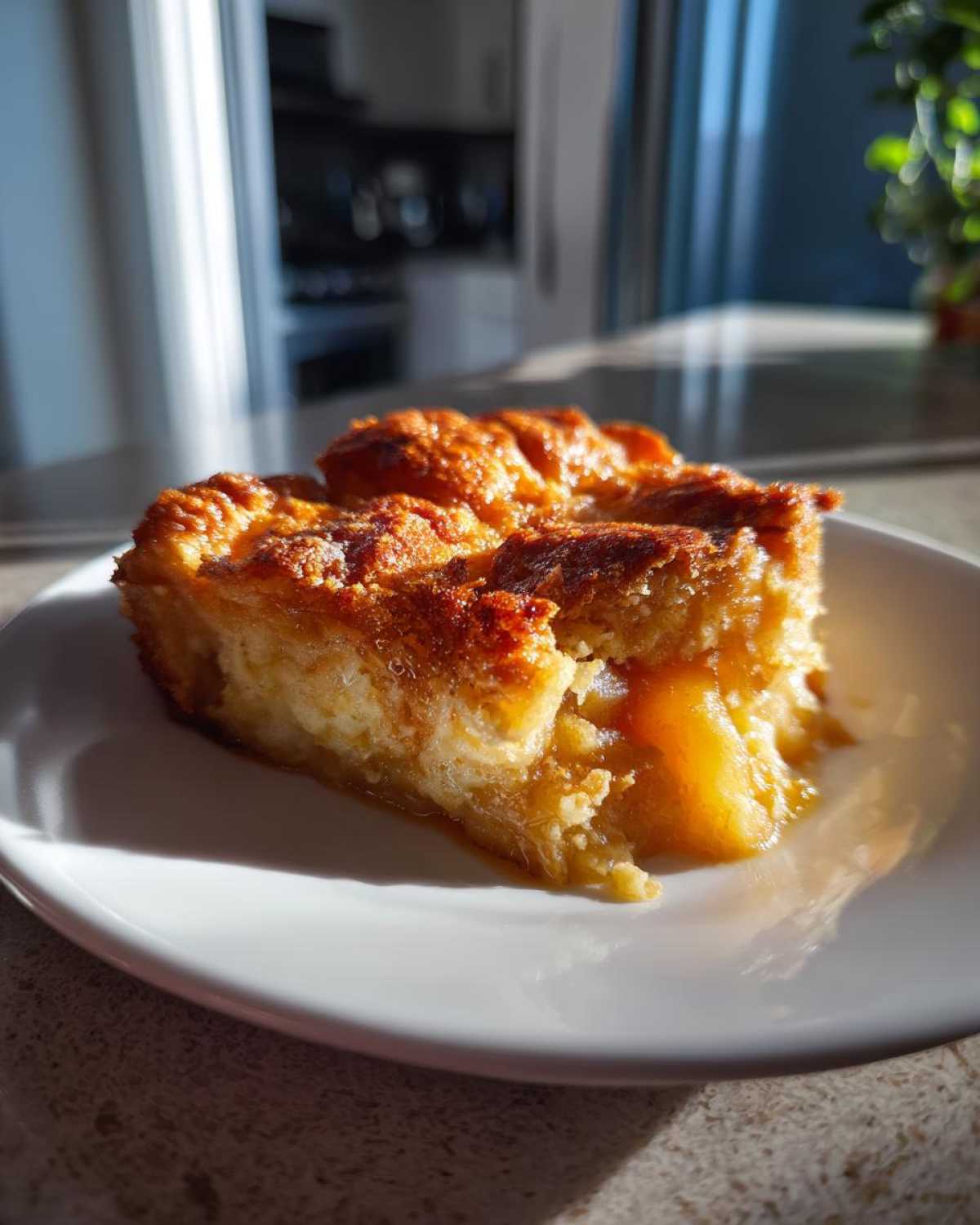 Easy Skillet Peach Cobbler - detail 1