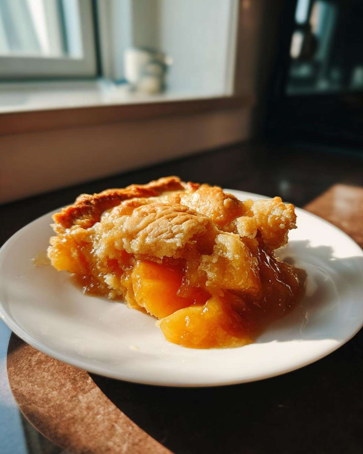 Easy Skillet Peach Cobbler - detail 2