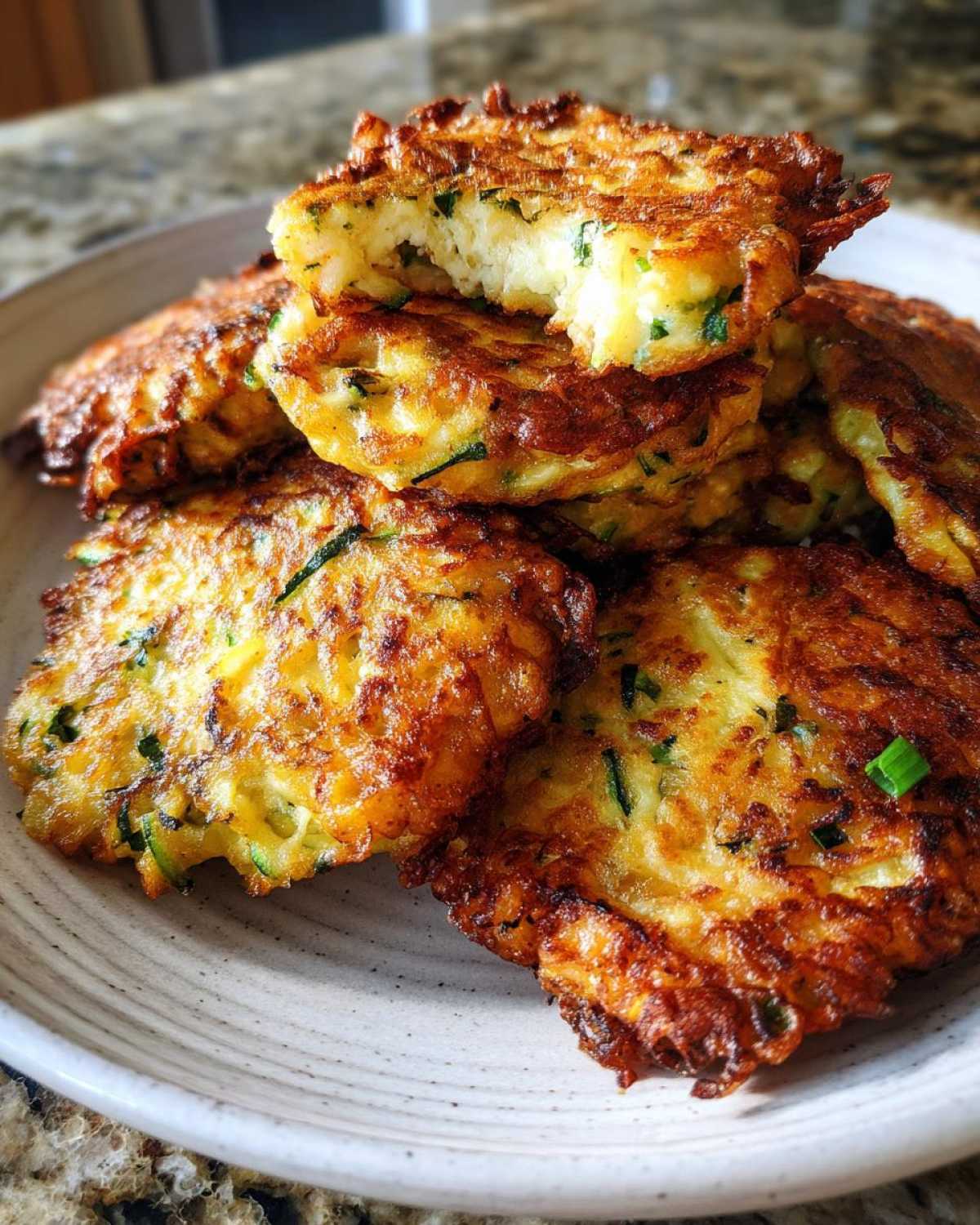 Easy Zucchini Fritters - detail 1