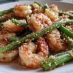 Garlic-Coconut Shrimp and Green Beans