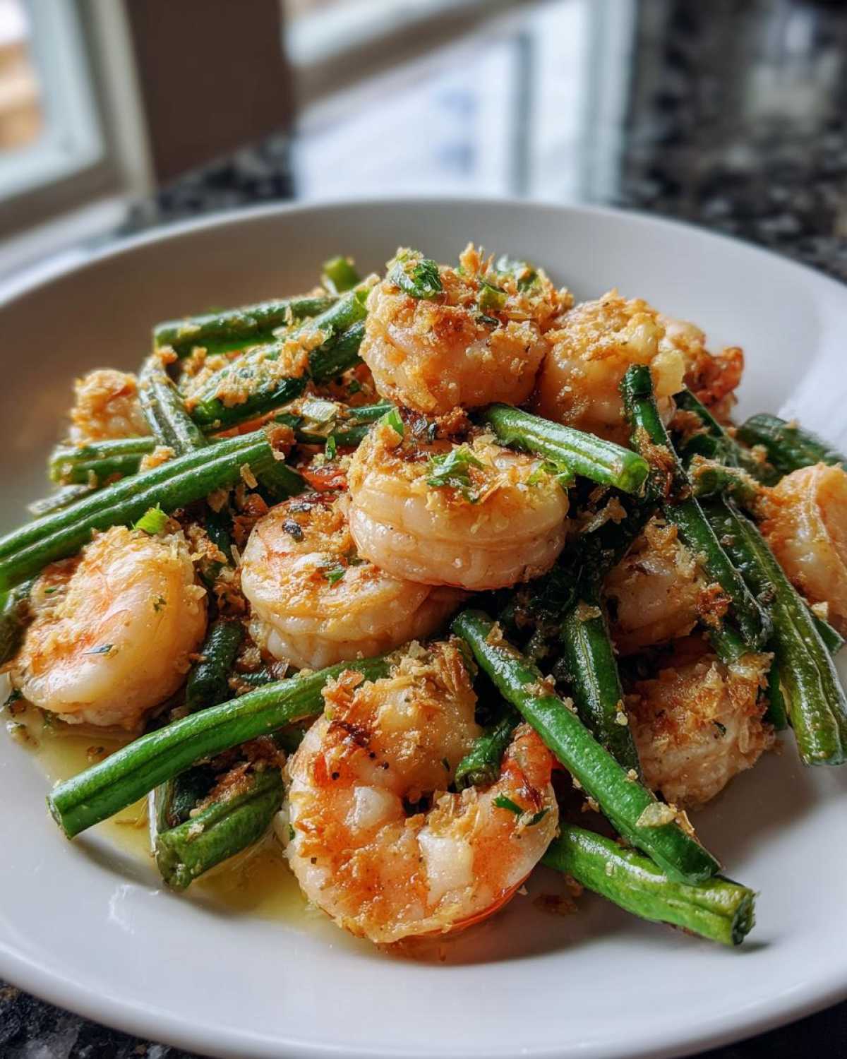Garlic-Coconut Shrimp and Green Beans - detail 3