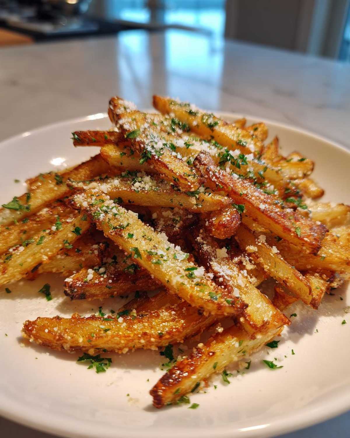 Garlic Parmesan Kohlrabi Fries - detail 1