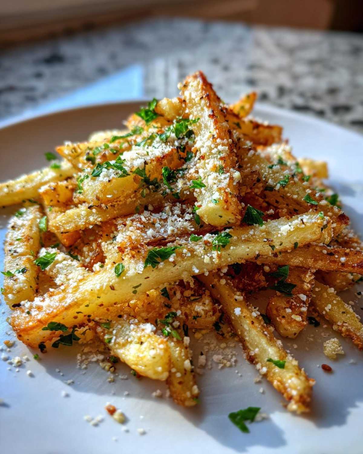 Garlic Parmesan Kohlrabi Fries - detail 2