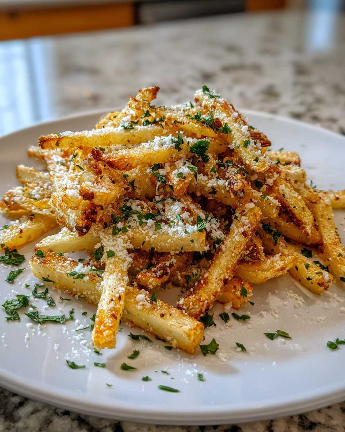 Garlic Parmesan Kohlrabi Fries - detail 4