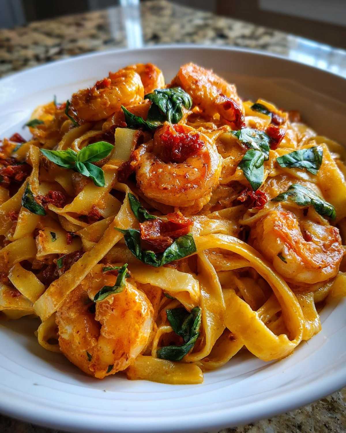 Marry Me Shrimp Pasta in Sun-Dried Tomato Cream Sauce - detail 2