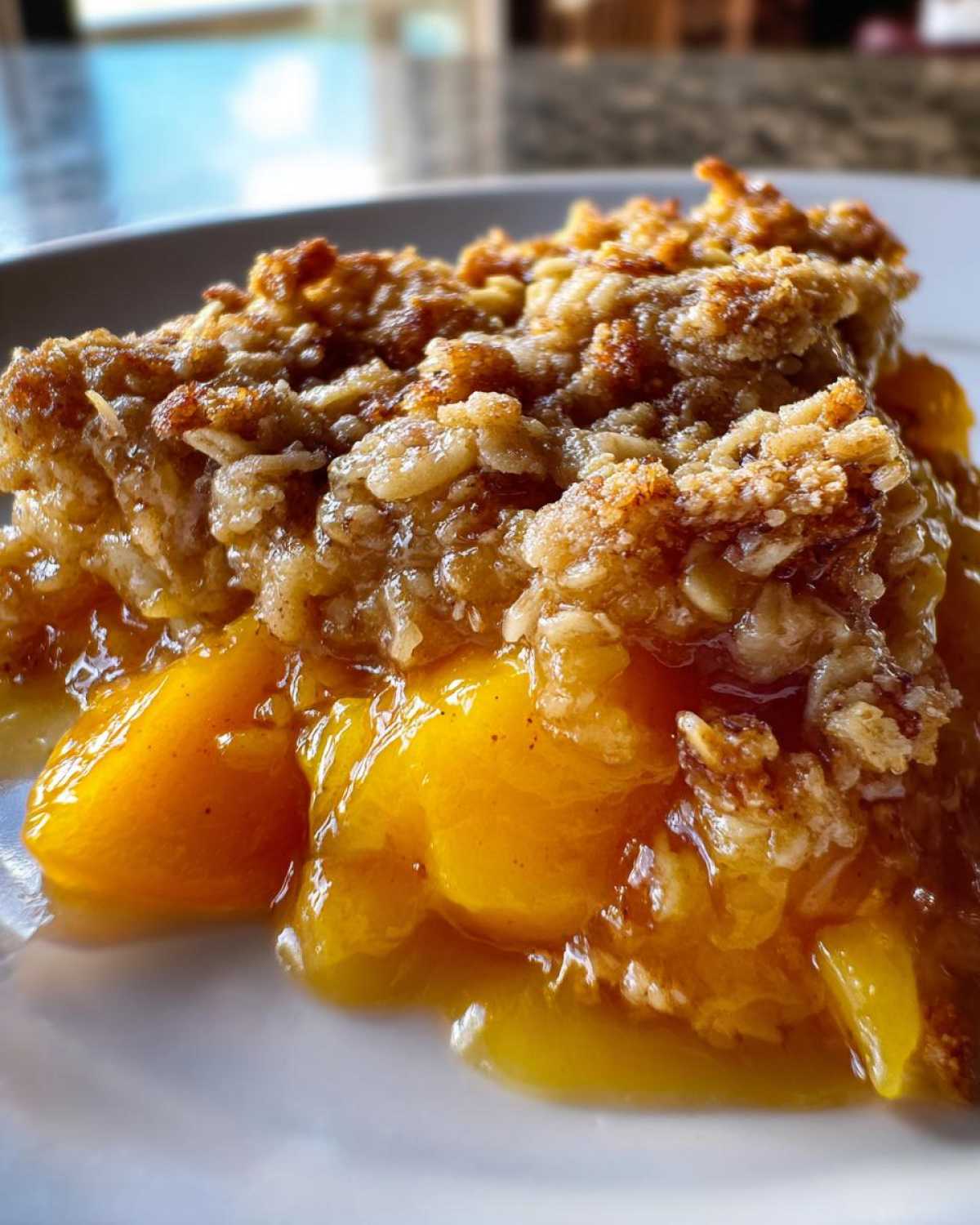 Nectarine Crisp - detail 1