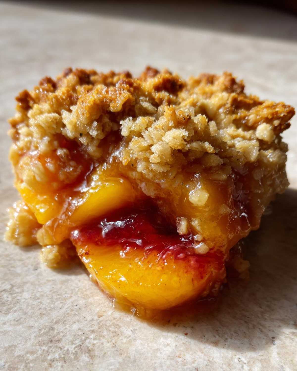 Nectarine Crisp - detail 3