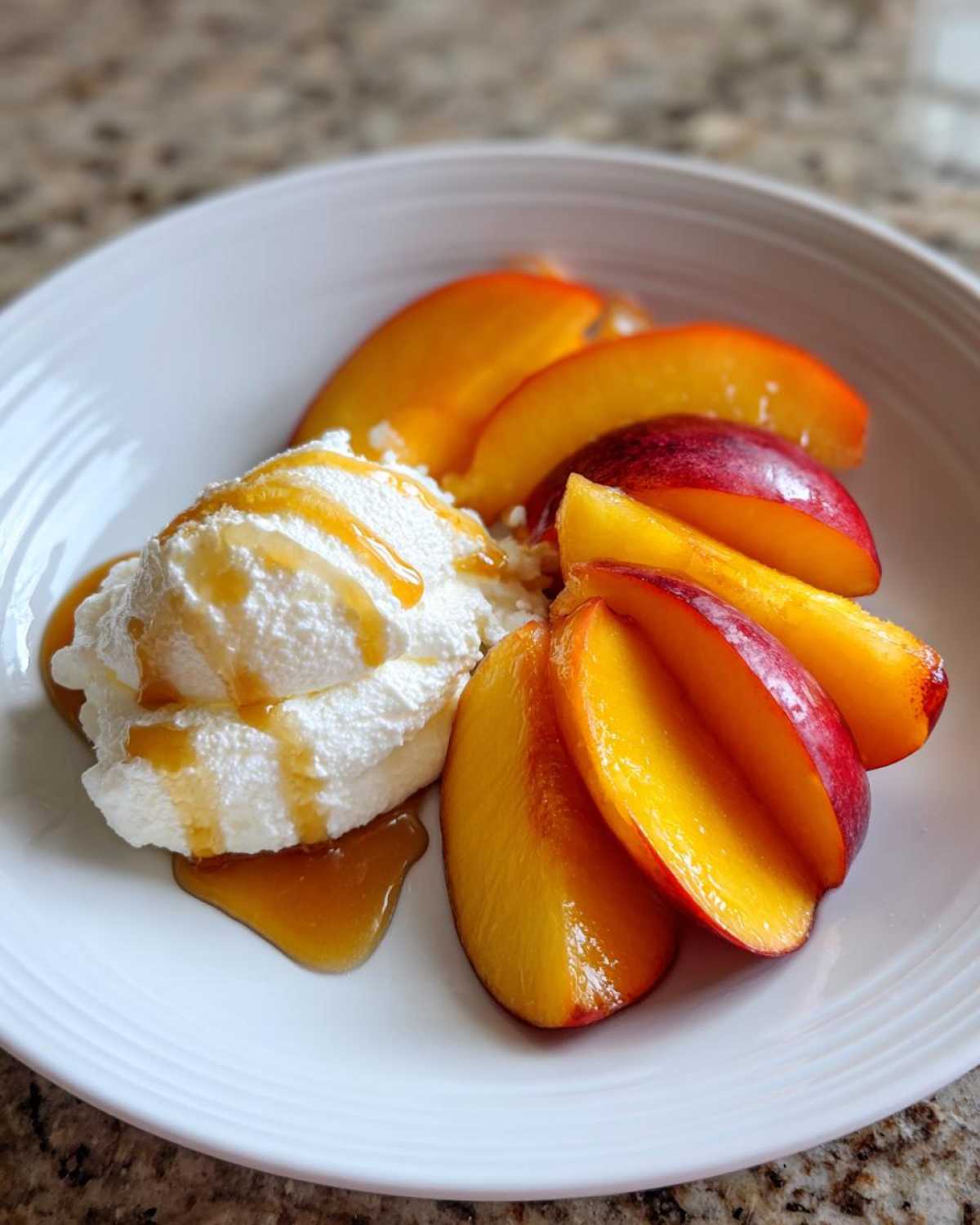 Nectarines with Honey-Kissed Cottage Cheese - detail 4