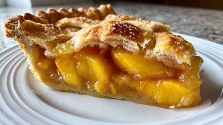 No-Fail Thick Peach Pie Filling