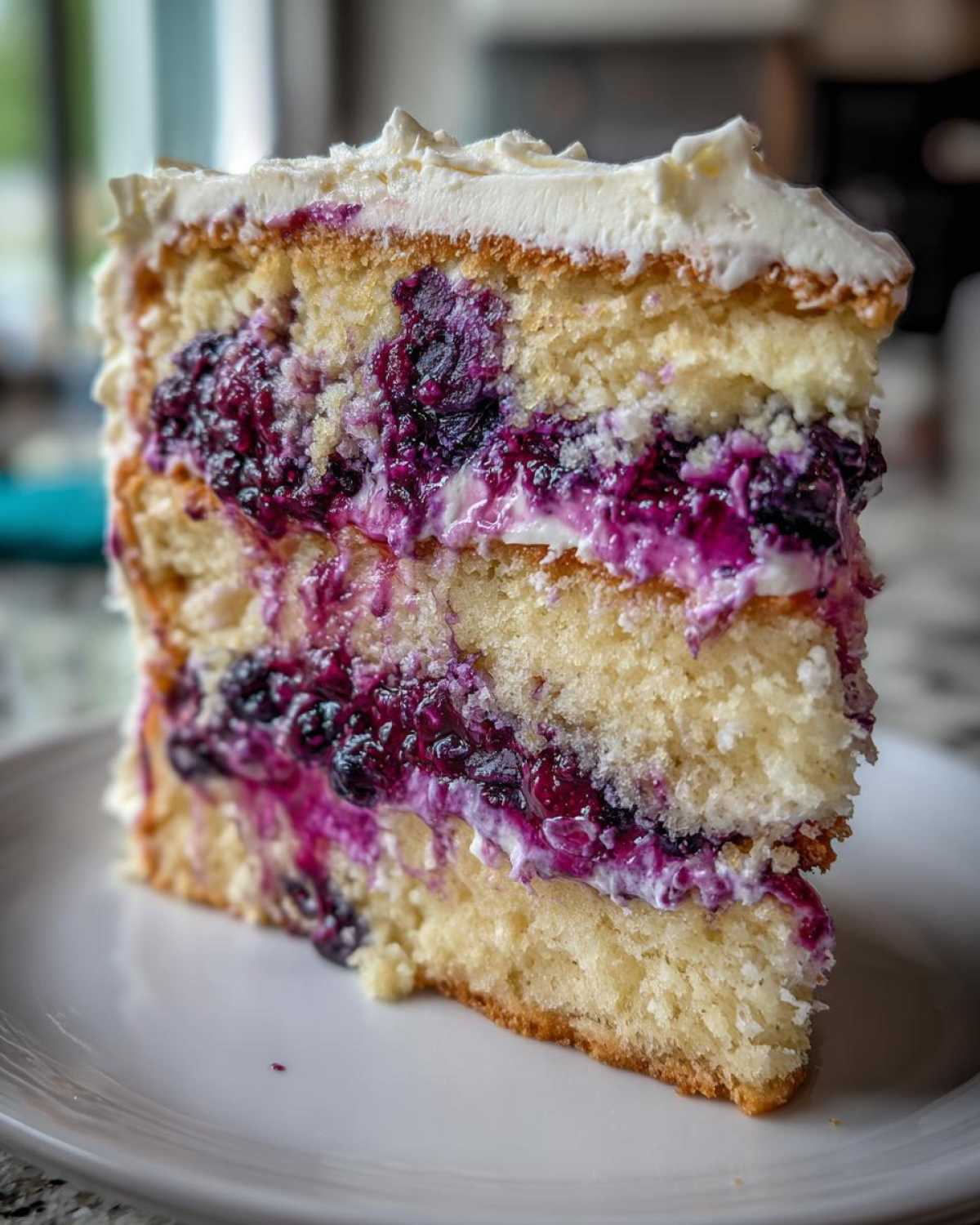 Nova Scotia Blueberry Cream Cake - detail 3