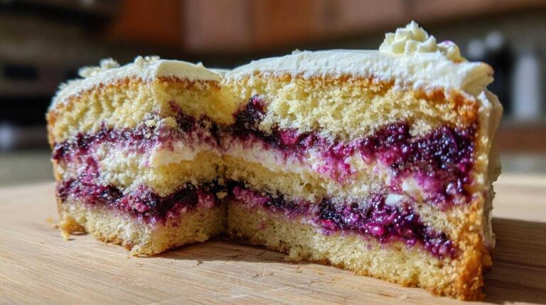 Nova Scotia Blueberry Cream Cake