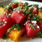 Peach Salad Watermelon Recipe