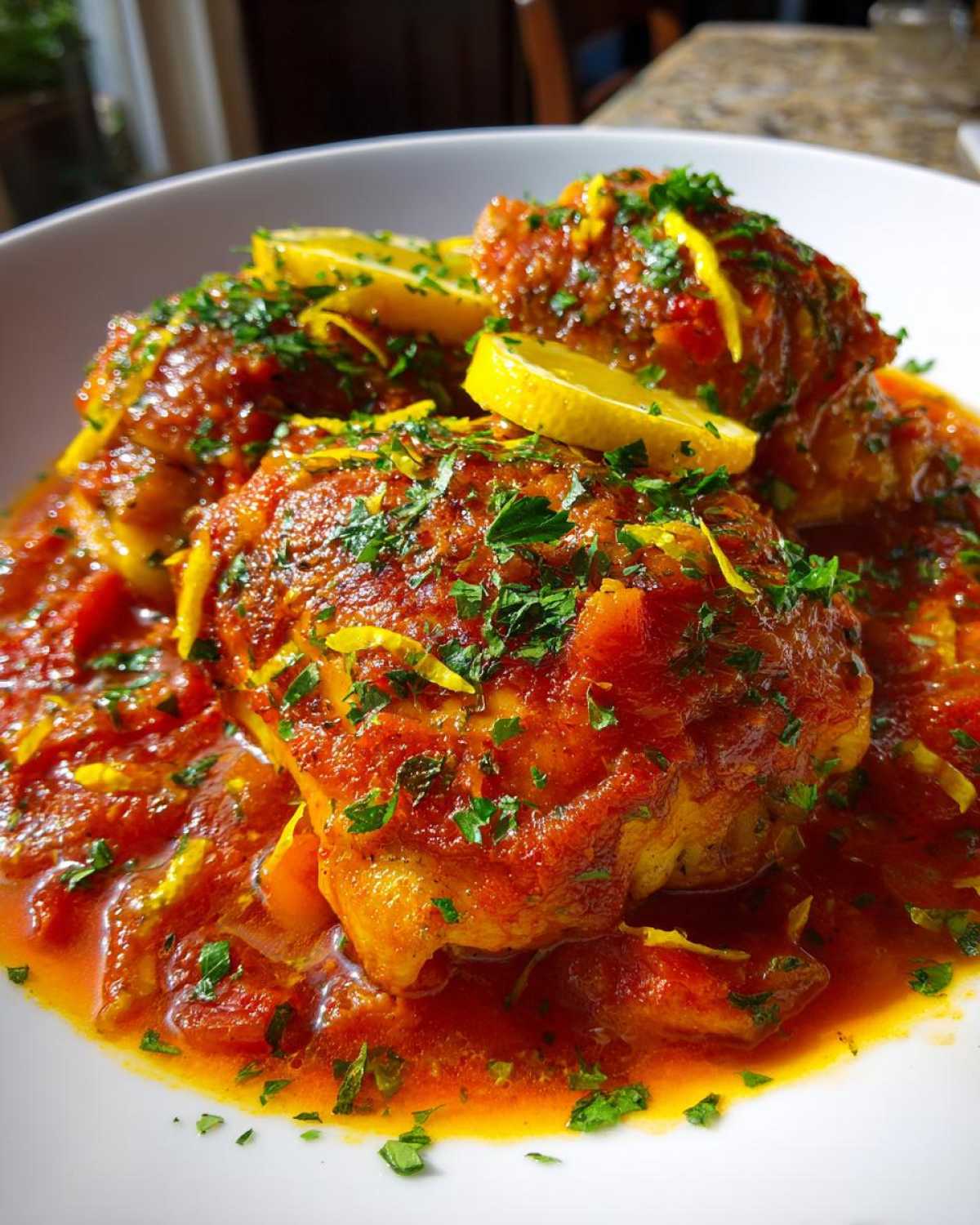 Preserved Lemon and Tomato Chicken - detail 3