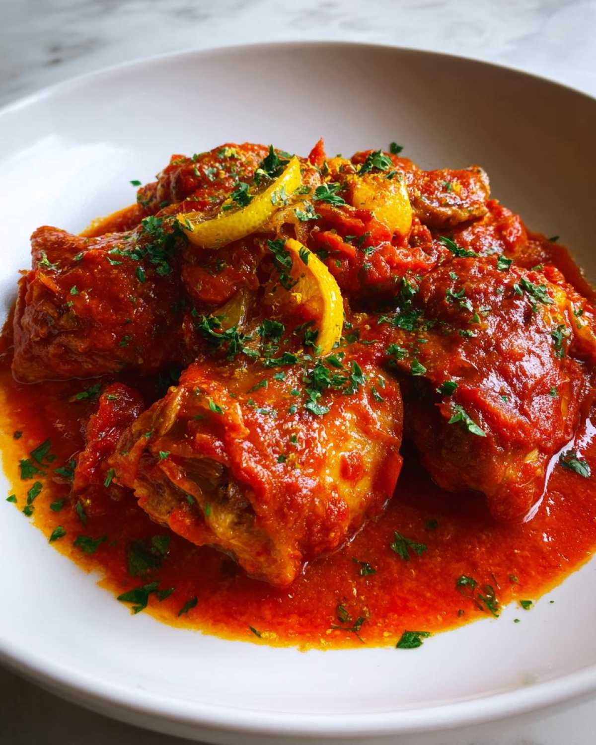 Preserved Lemon and Tomato Chicken - detail 4