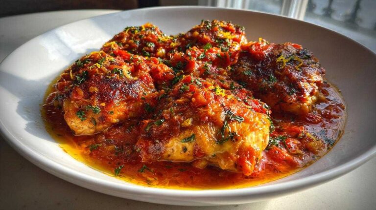 Preserved Lemon and Tomato Chicken