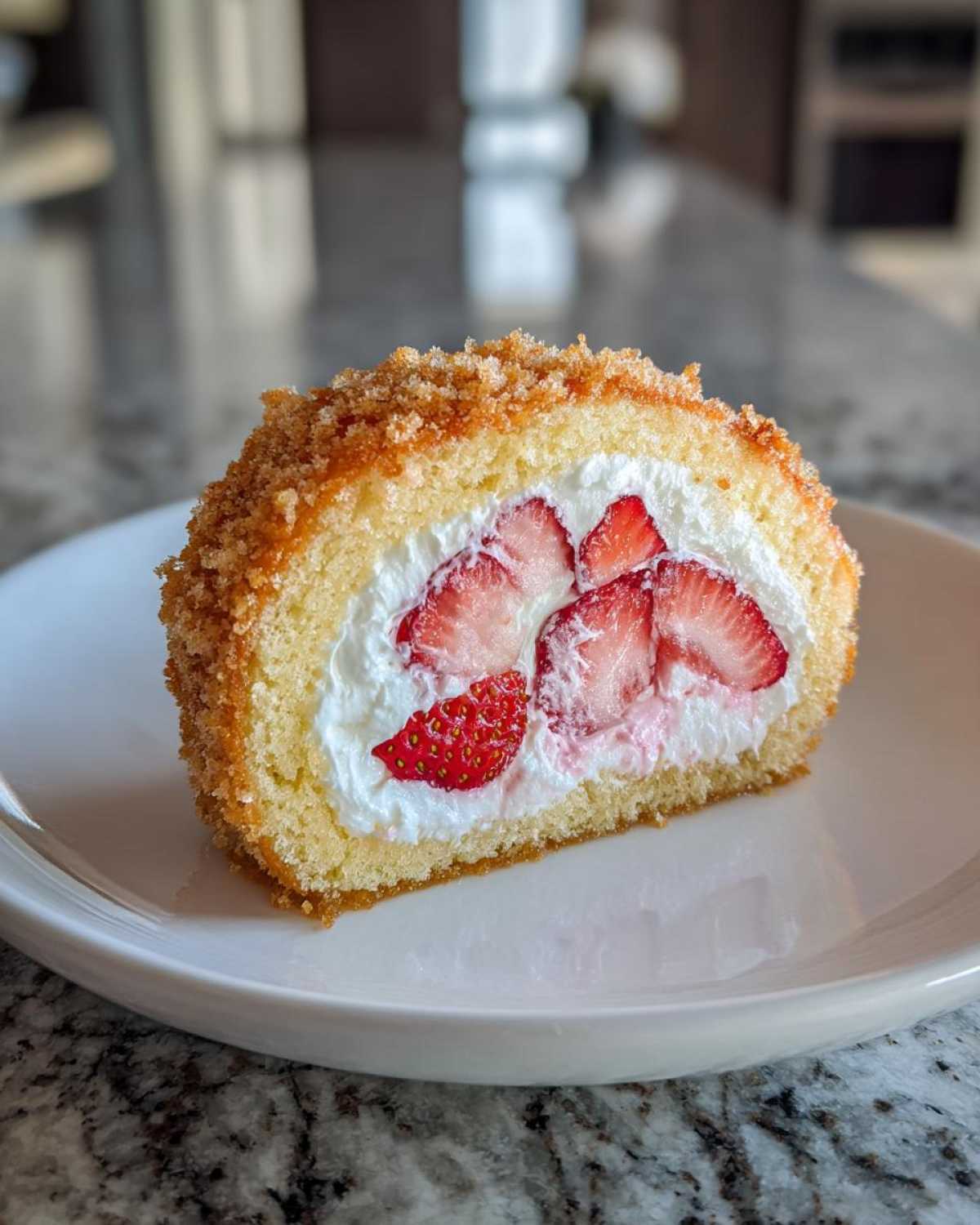 Strawberry Shortcake Cheesecake Sushi Rolls - detail 2