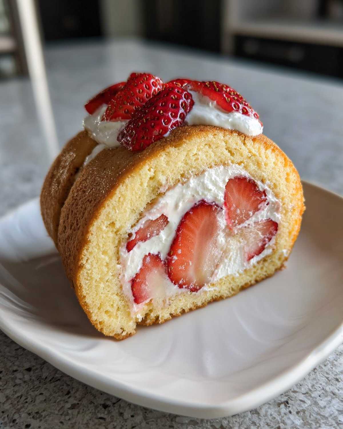 Strawberry Shortcake Cheesecake Sushi Rolls - detail 3