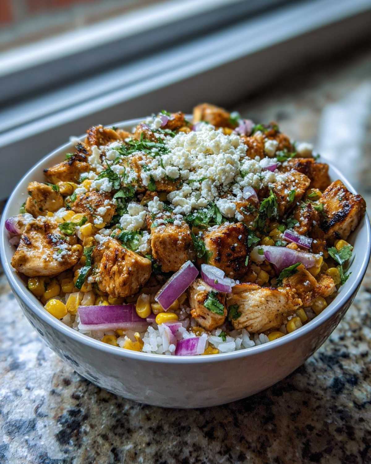 Street Corn Chicken Bowl Recipe - detail 1
