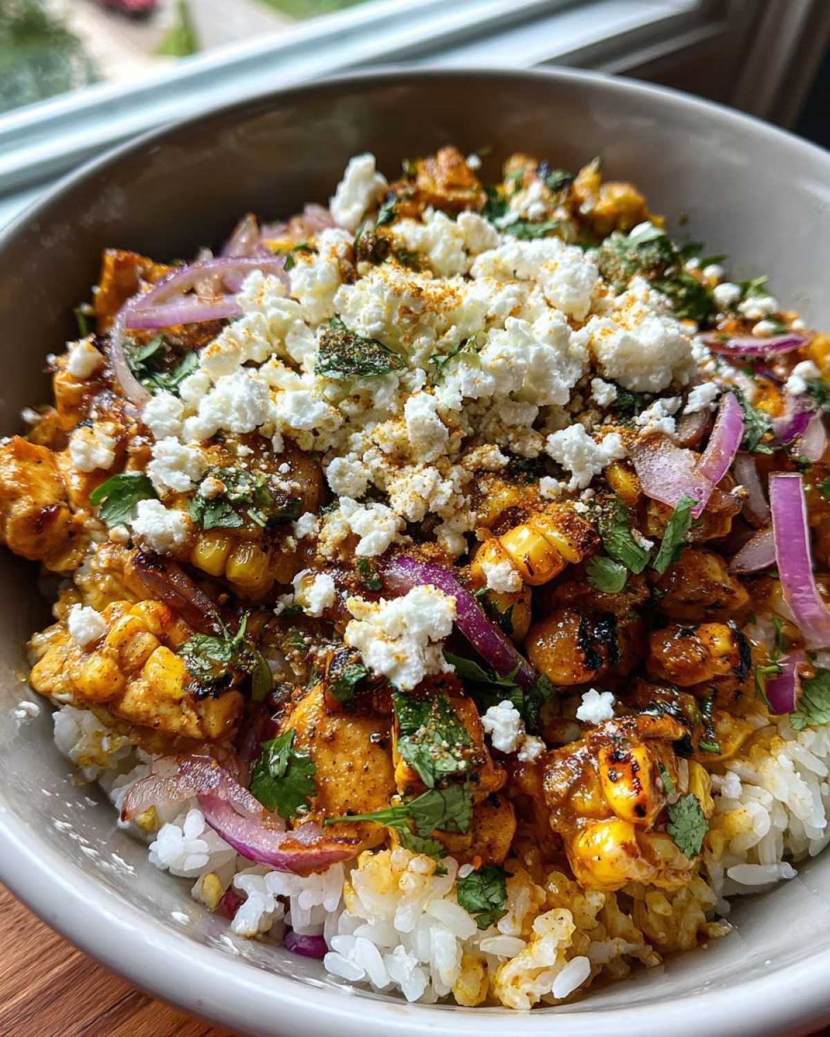 Street Corn Chicken Bowl Recipe - detail 2