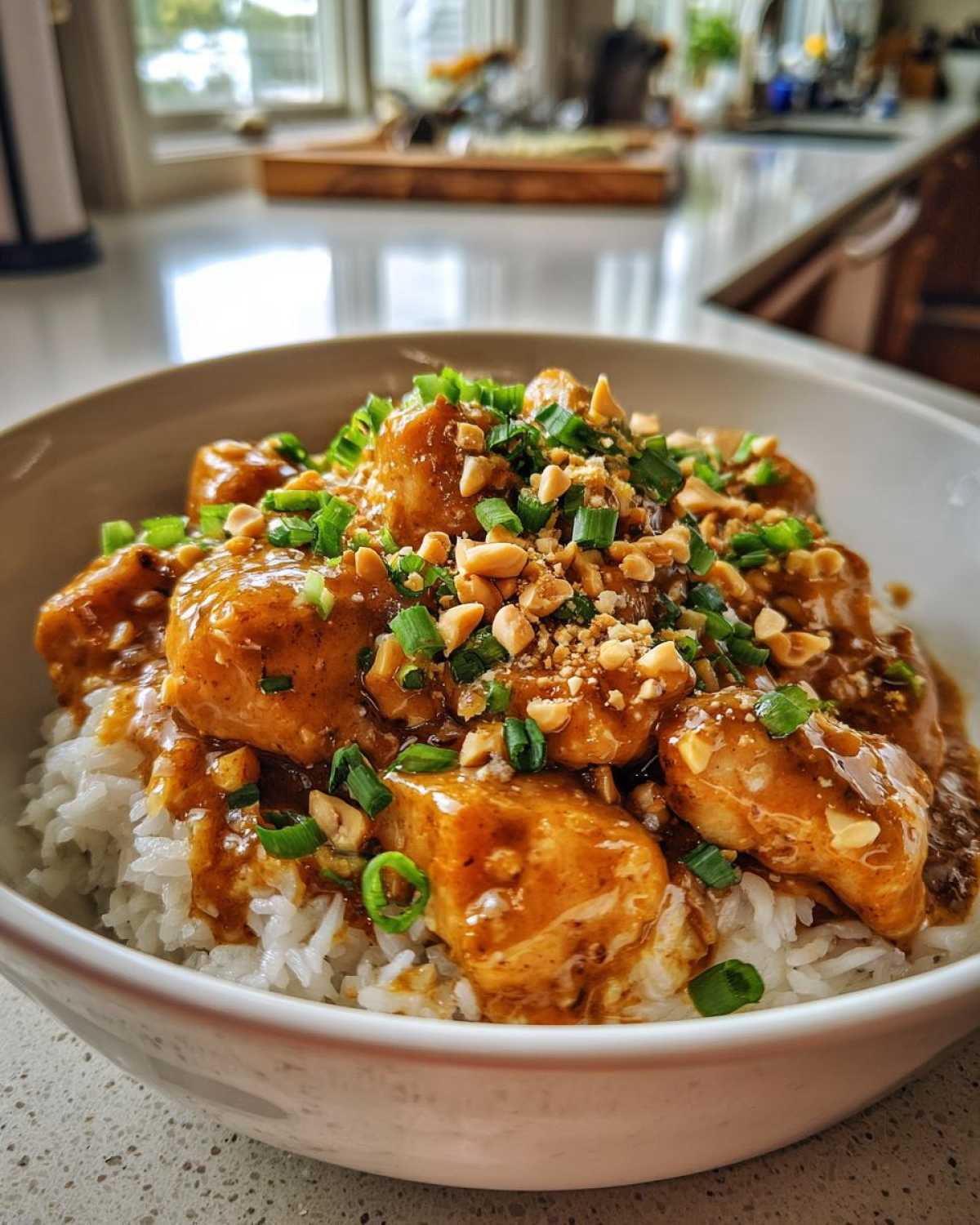 Thai Peanut Chicken - detail 2