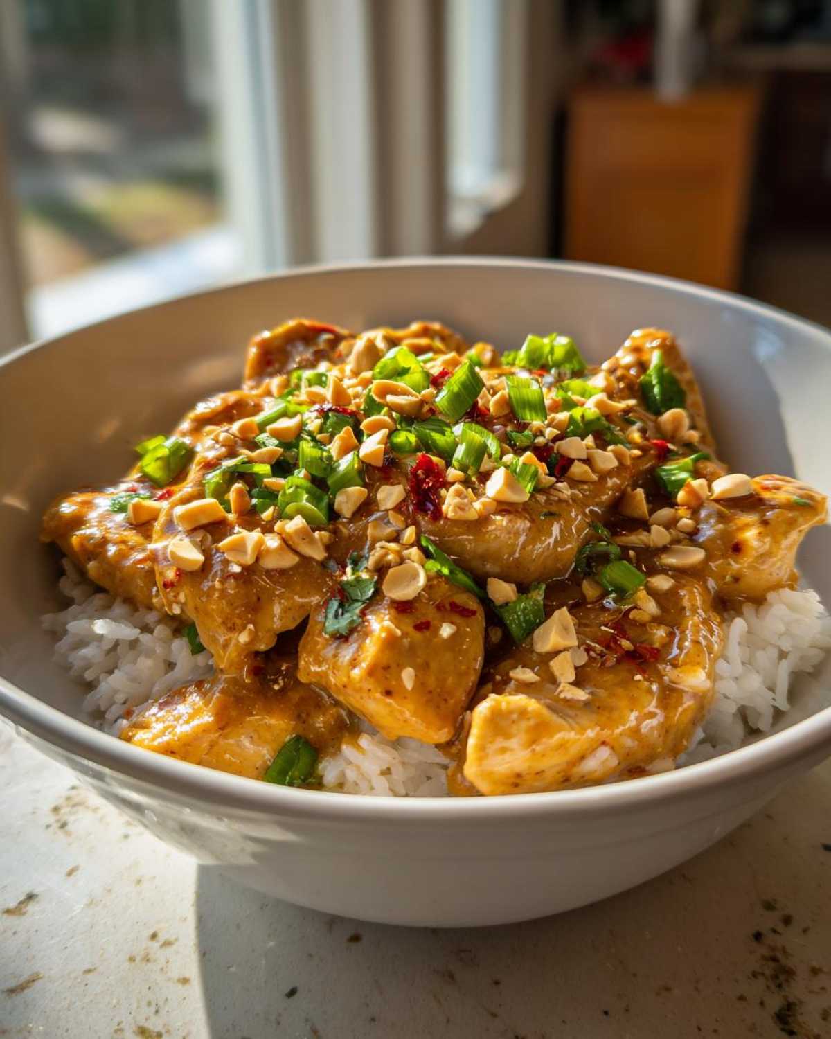 Thai Peanut Chicken - detail 3