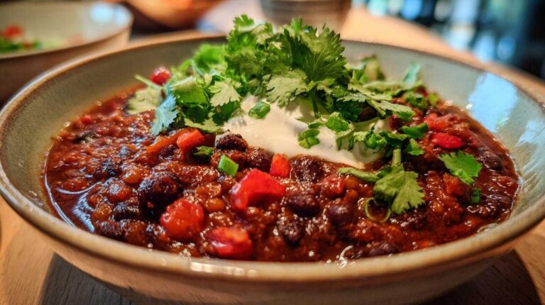 Amazing Vegan Chili Recipe With Black Beans: 1 Easy Pot Vegan Chili Recipe with Black Beans