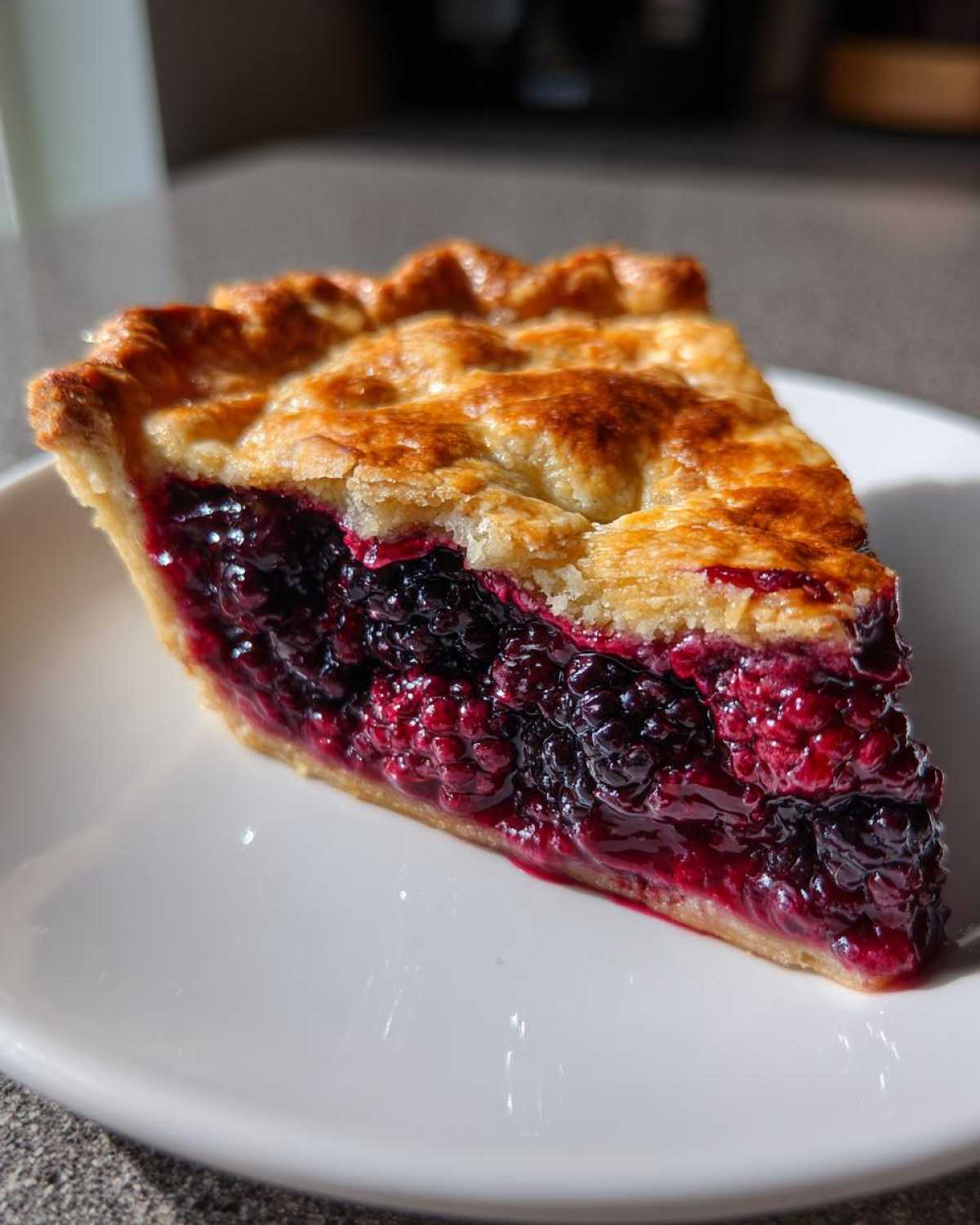 black raspberry pie - detail 3