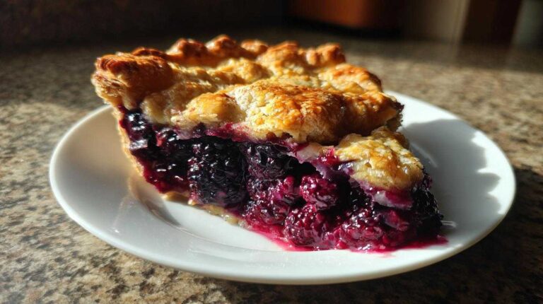 black raspberry pie