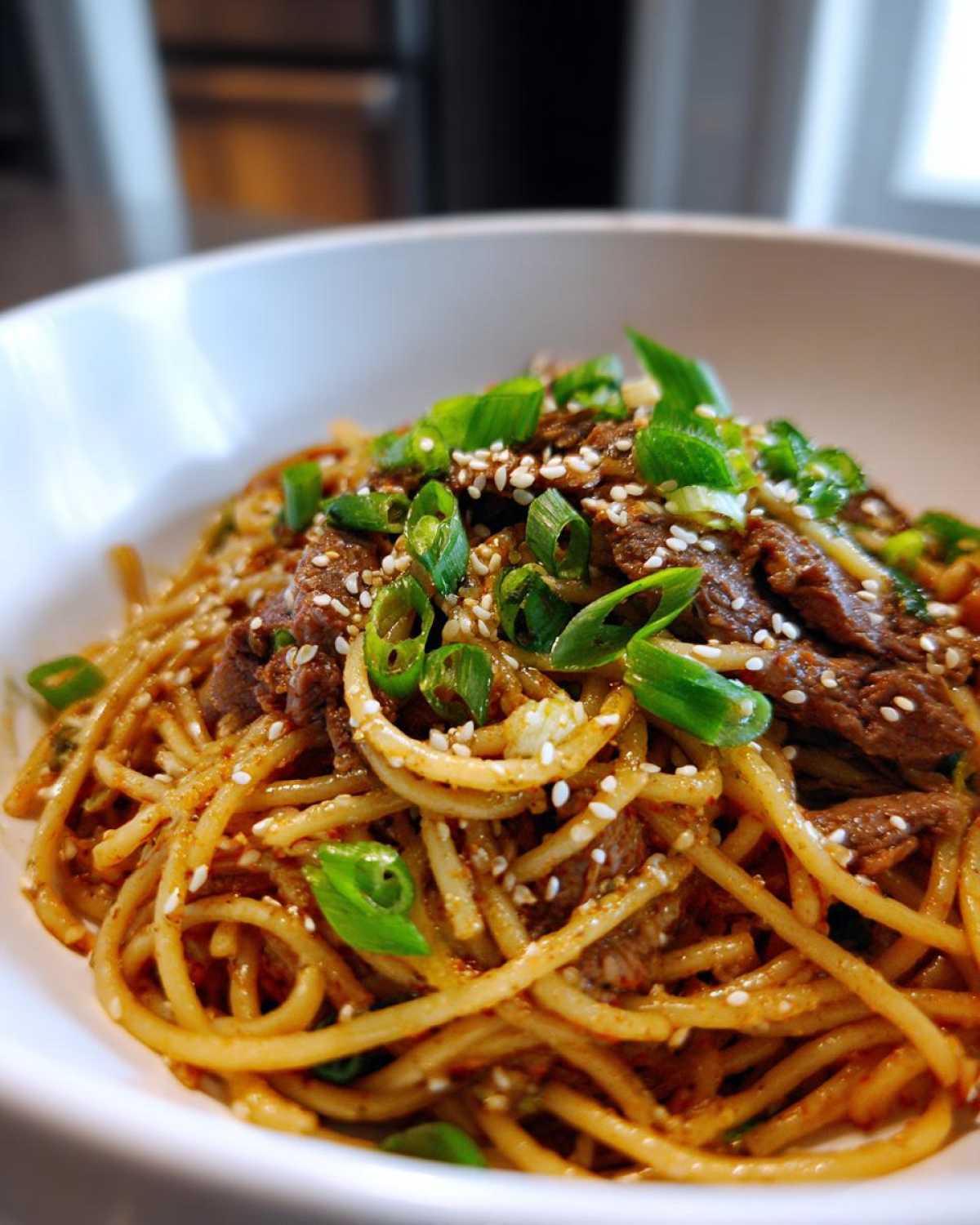 20 Minute Korean Beef Sesame Noodles - detail 4