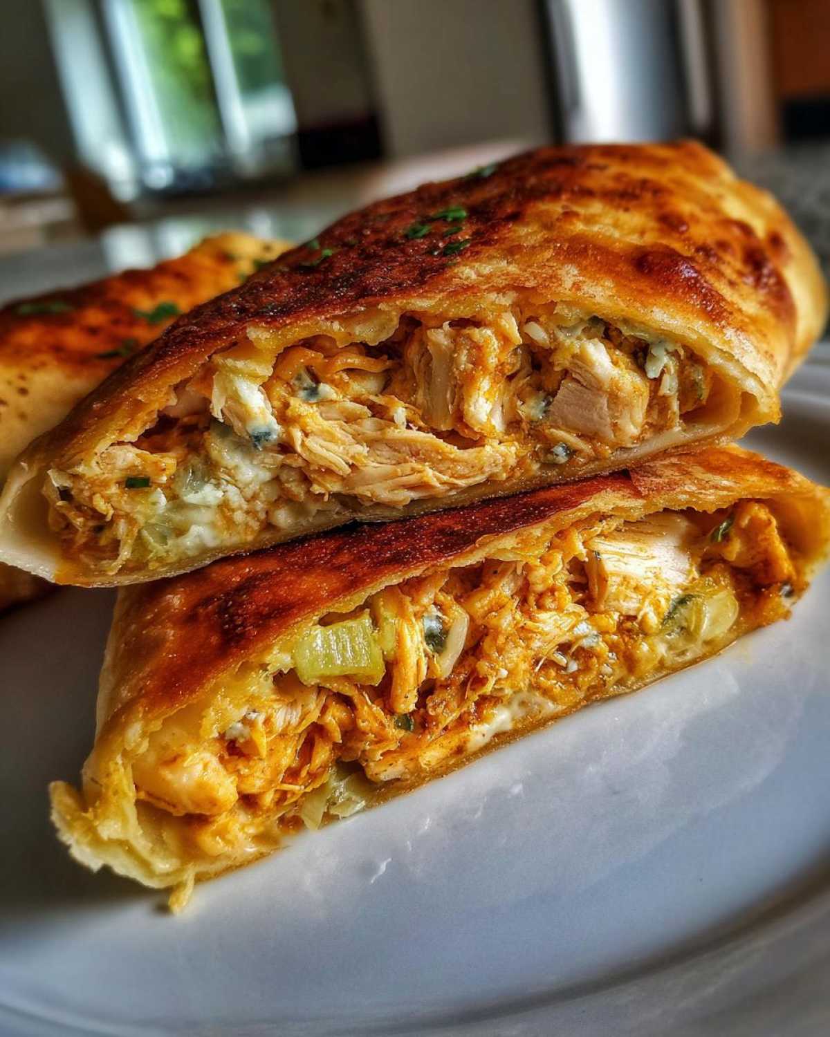 Baked Buffalo Chicken Egg Rolls - detail 2