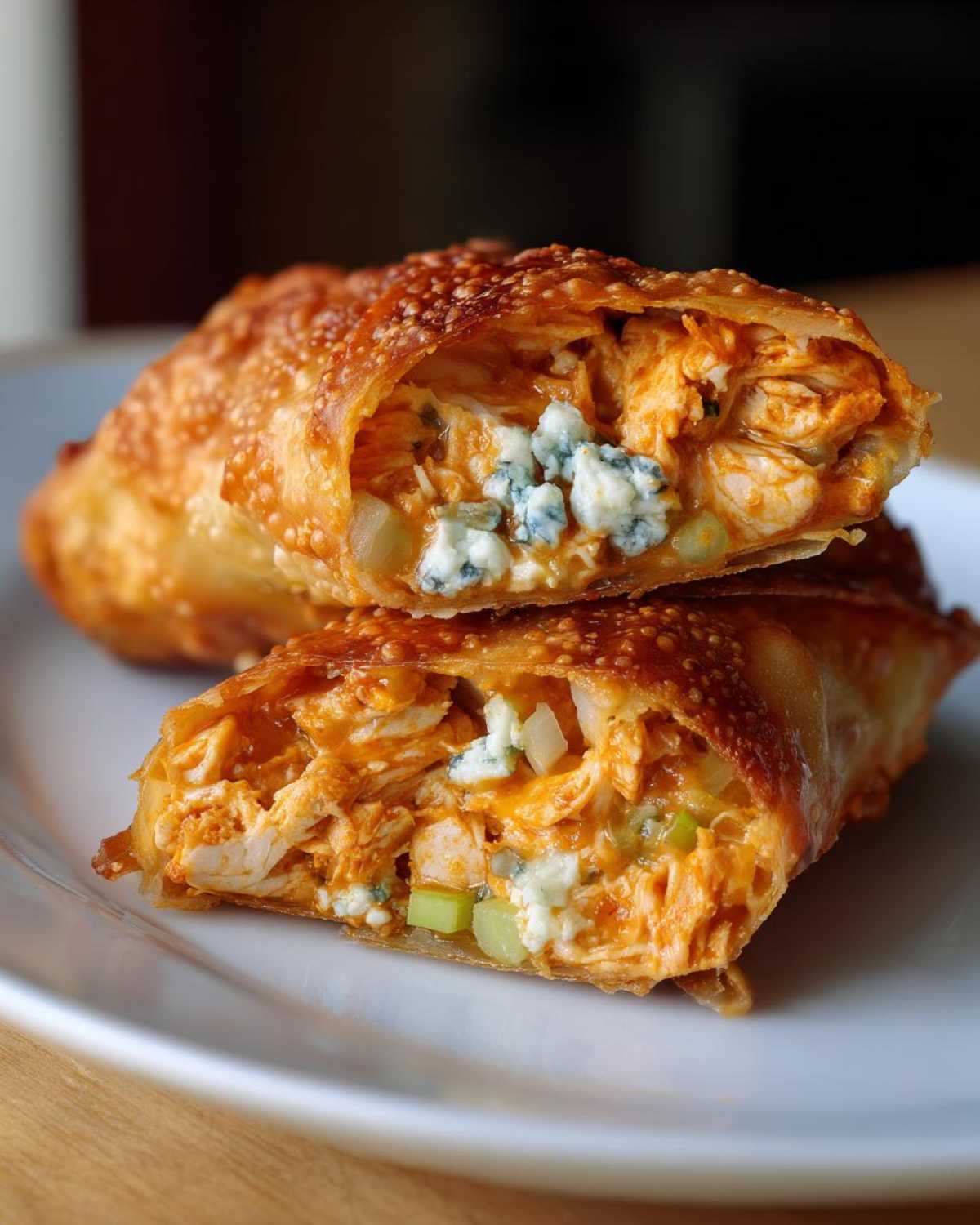 Baked Buffalo Chicken Egg Rolls - detail 4