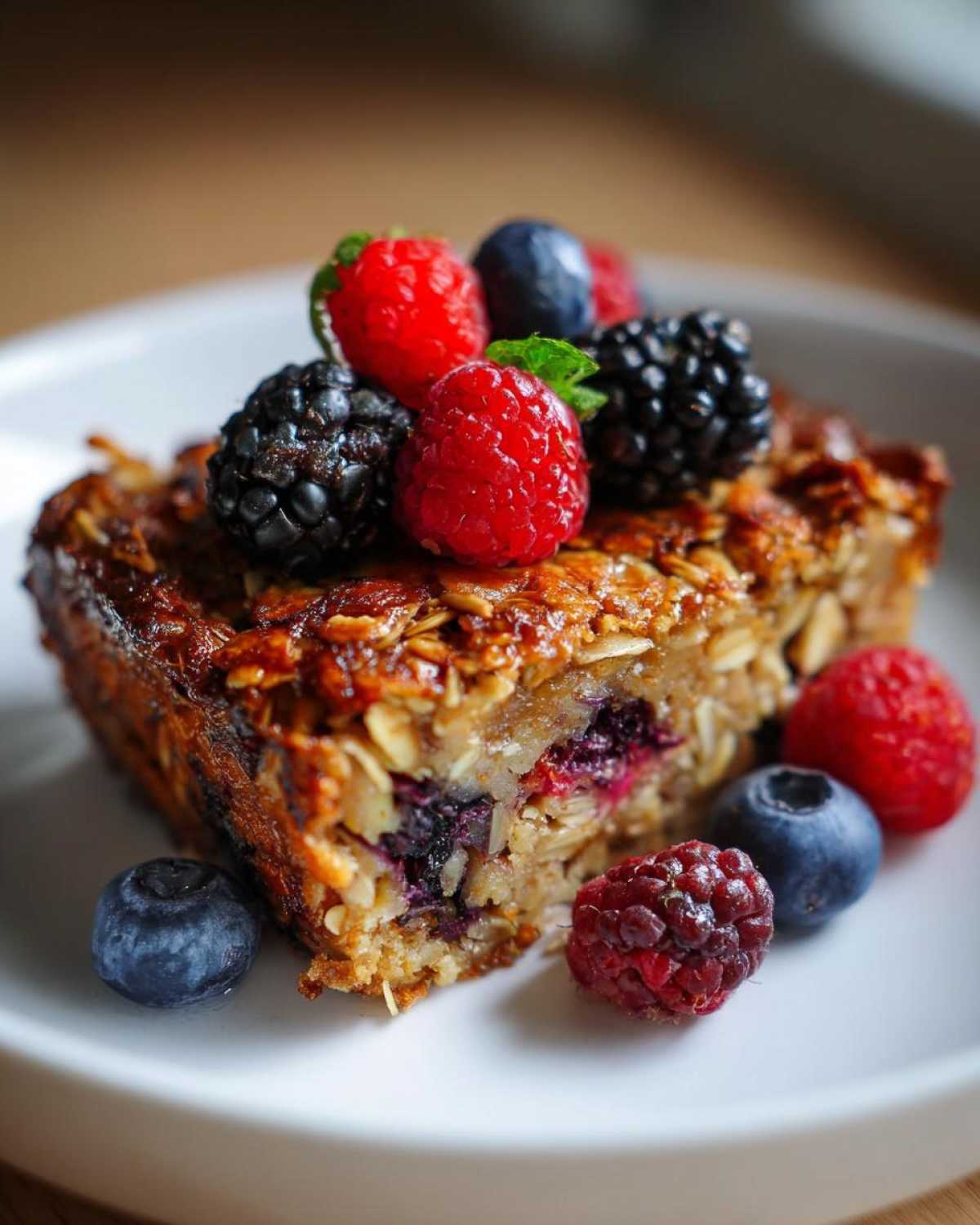 Baked Oatmeal with Berries - detail 4
