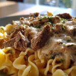 Beef Stroganoff (Mushroom Sauce)