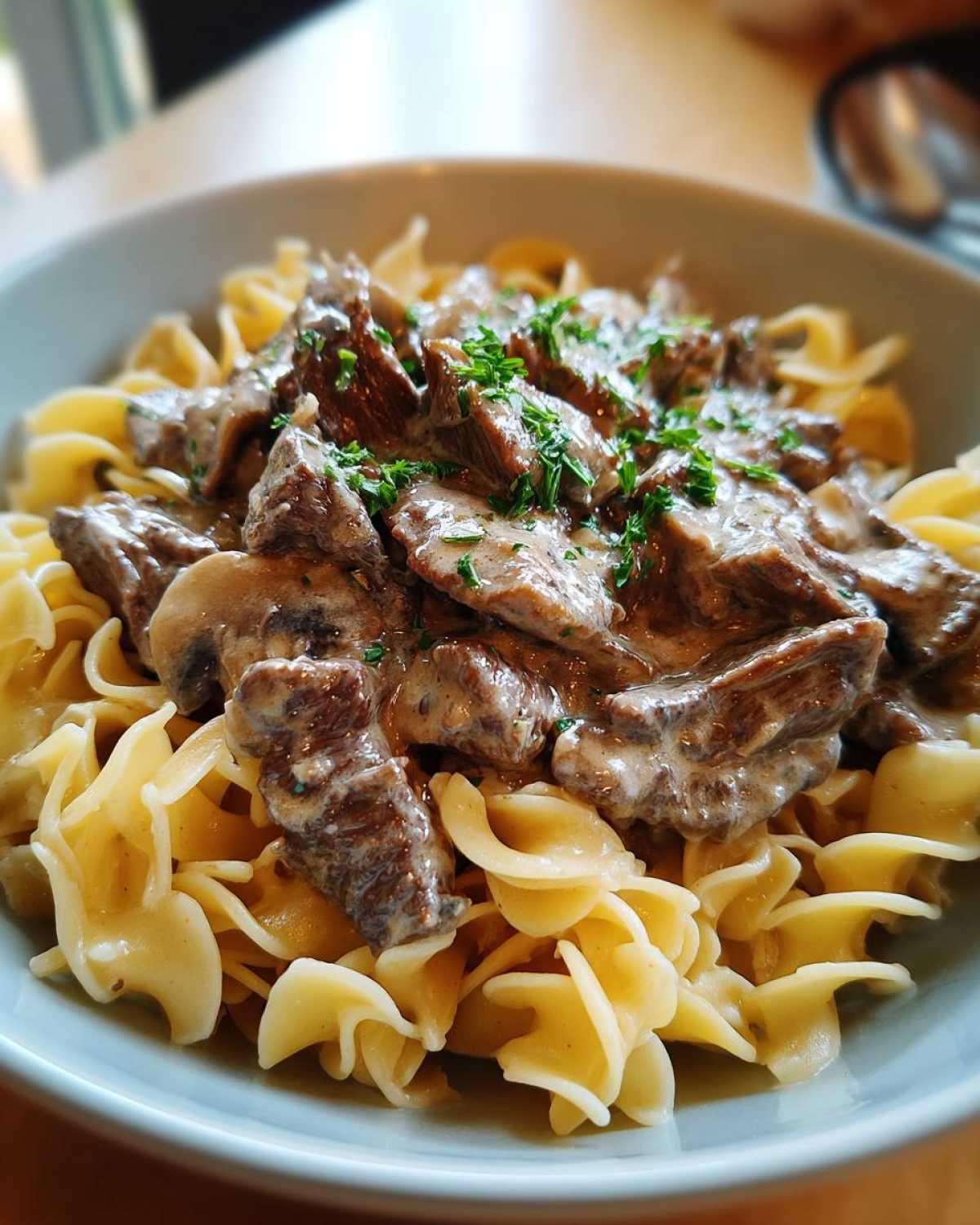 Beef Stroganoff (Mushroom Sauce) - detail 4