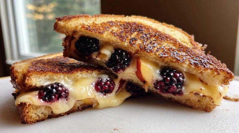 Blackberry-Peach Grilled Cheese: 1 Glorious Recipe Blackberry-Peach Grilled Cheese