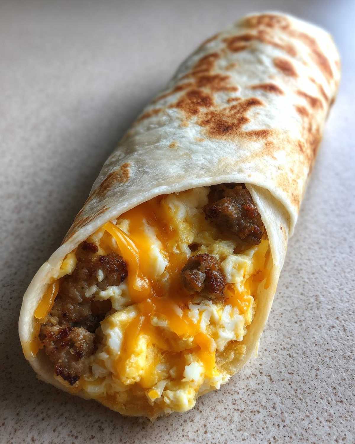 Breakfast Burritos with Sausage and Egg - detail 1