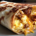 Breakfast Burritos with Sausage and Egg
