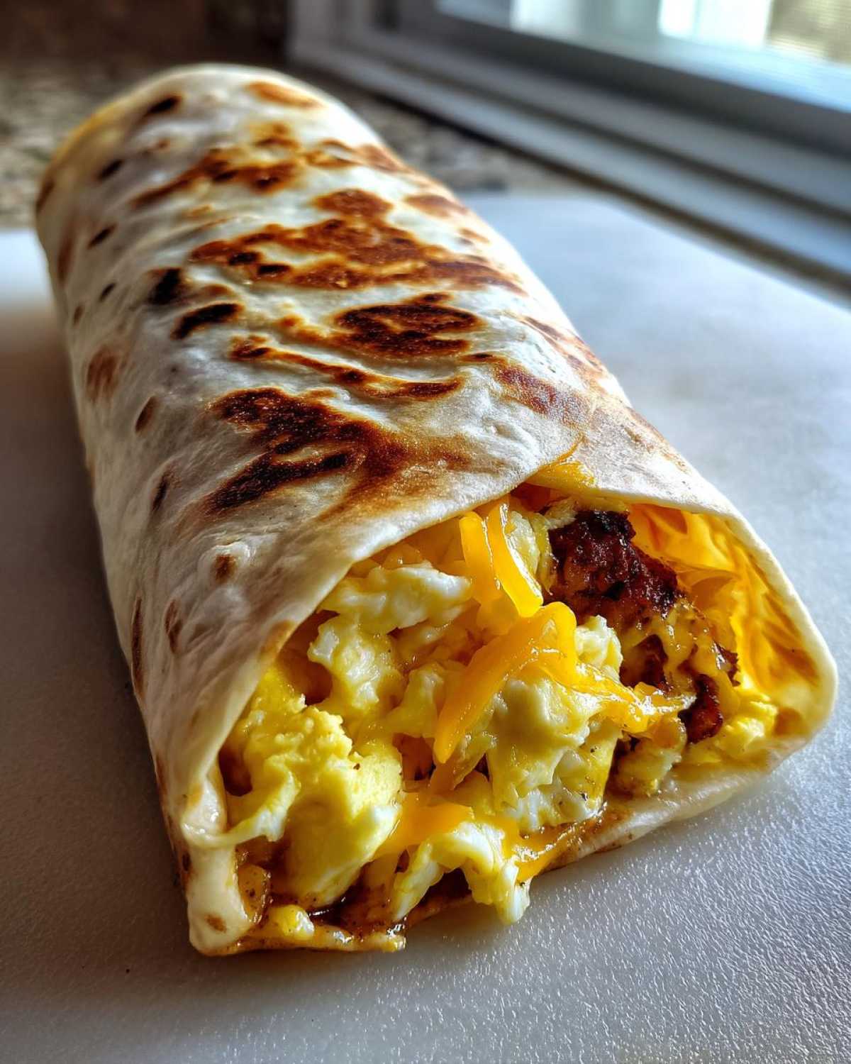 Breakfast Burritos with Sausage and Egg - detail 2