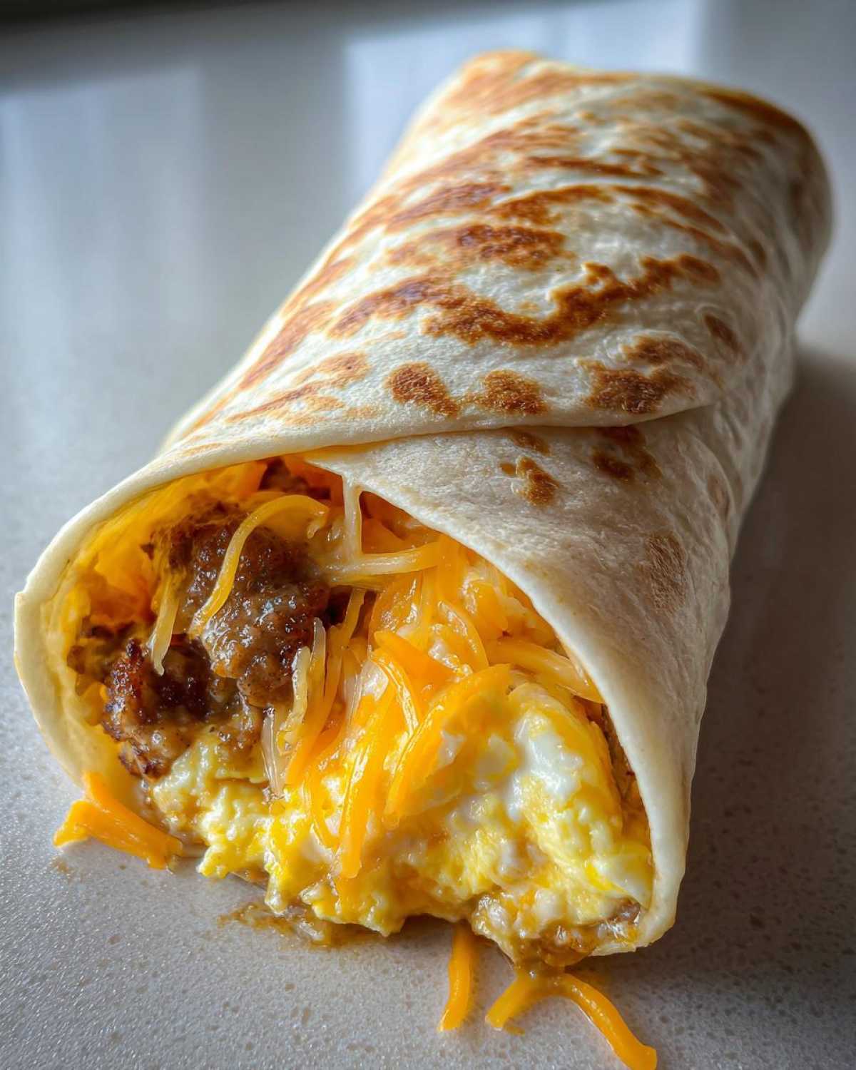 Breakfast Burritos with Sausage and Egg - detail 4
