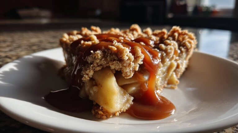 Caramel Apple Crisp