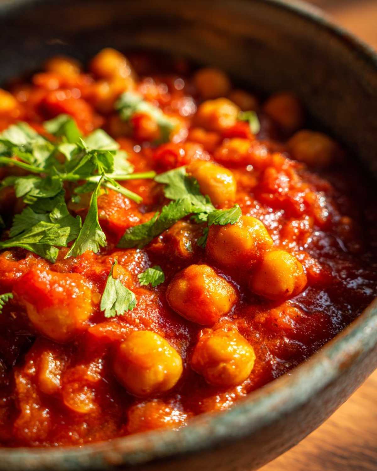 Chana Masala (Chickpea Curry) - detail 4