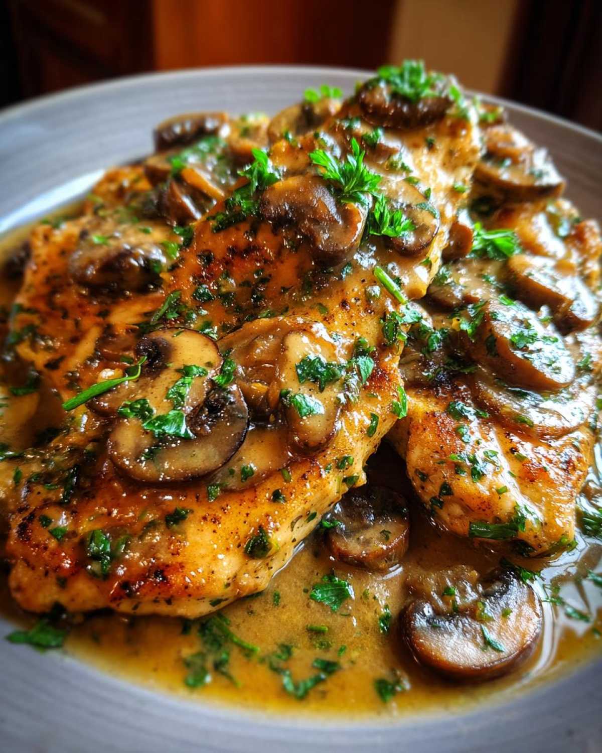 Chicken Marsala (Wine Sauce) - detail 2