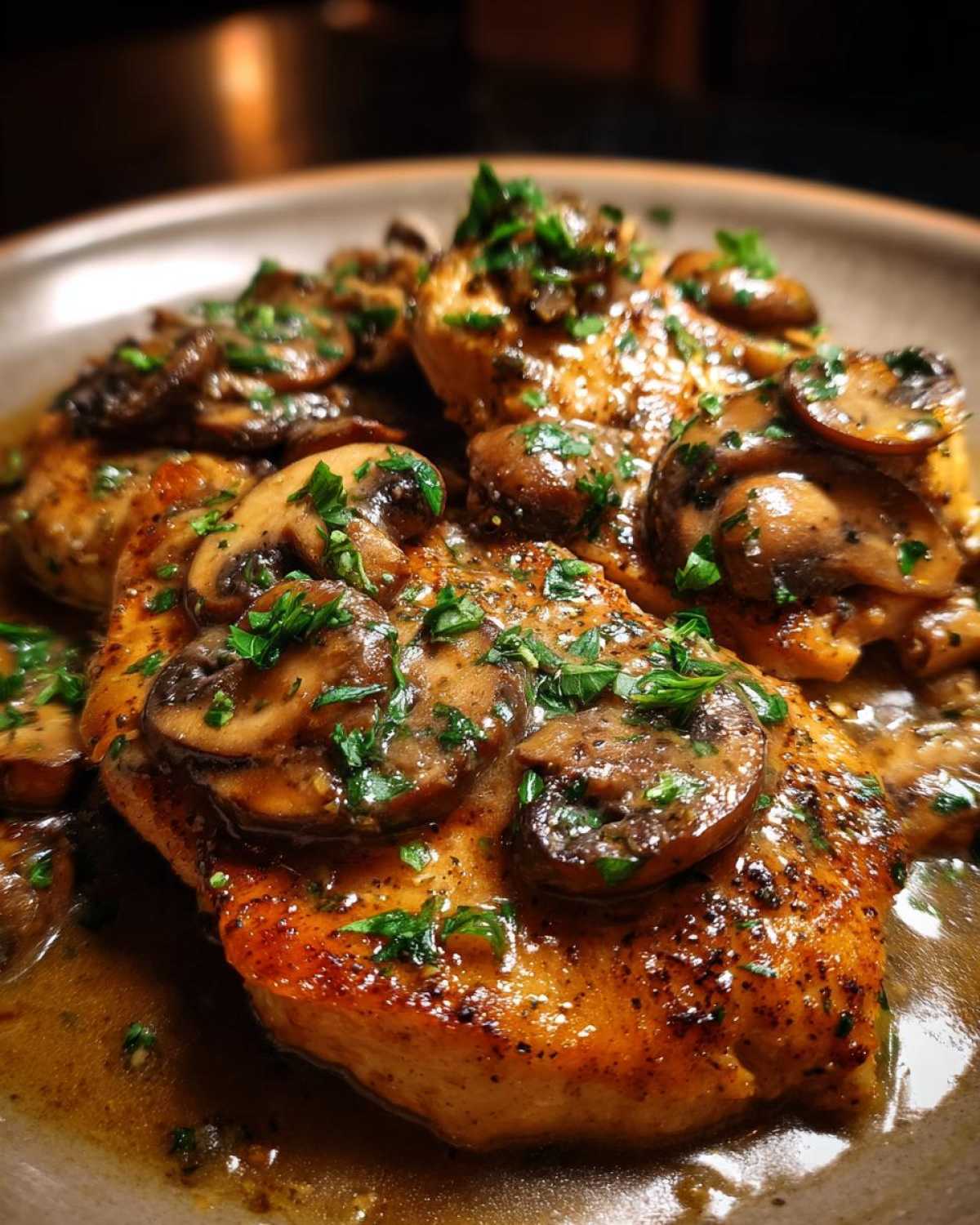 Chicken Marsala (Wine Sauce) - detail 3