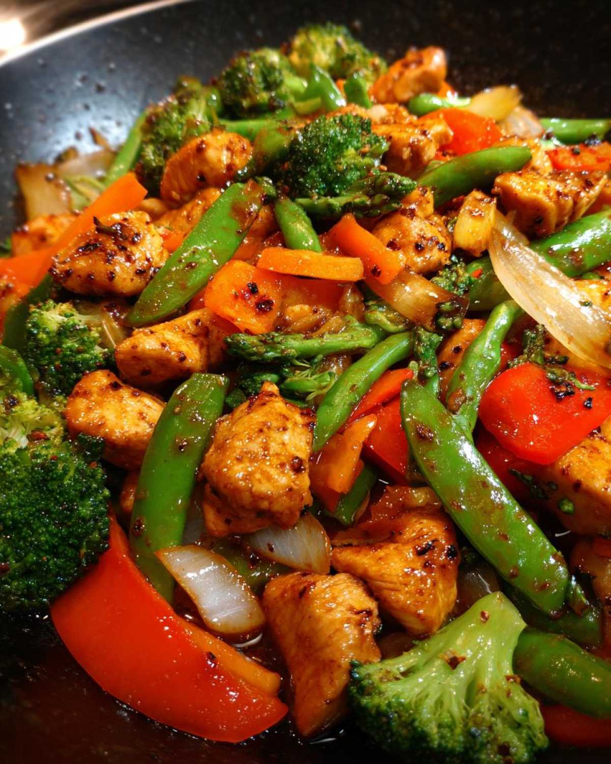 Chicken Stir Fry with Vegetables - detail 2